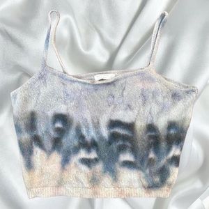 Grey Bandit Blake Tie Dye Fuzzy Tank